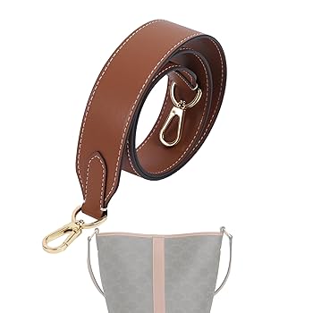 Amazon.com: XYJG Vachetta Leather Strap for Celin Bucket Bag
